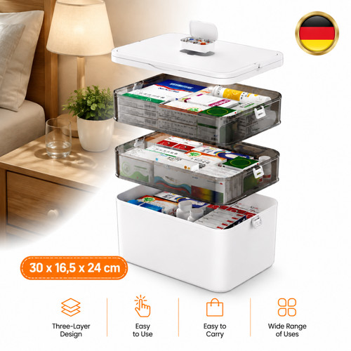 Medizinbox etagen mit - medizinbox,