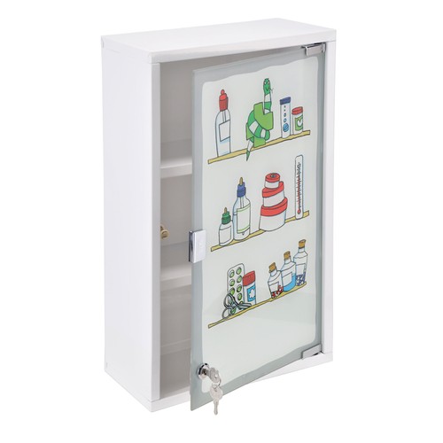 Xxl medizin schrank - medizin, milchglas
